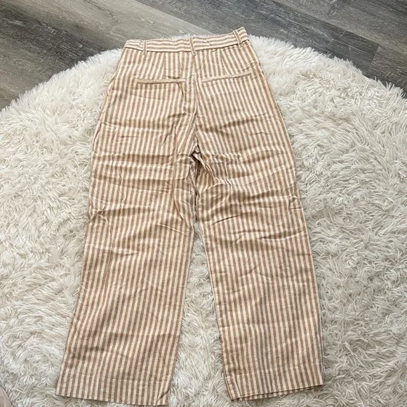 Abercrombie Striped Wide Leg Trousers - Picture 4 of 5